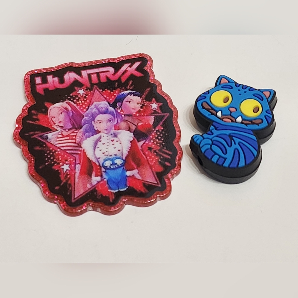 Acrylic Flatback‎ Kpop Derpy Focal Beads Badge Keychain Crafts Bag Clip Magnet